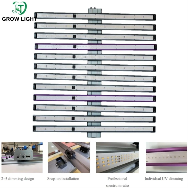 Modularni podesivi spektar LED svjetla uz rast visokog ppfd-a